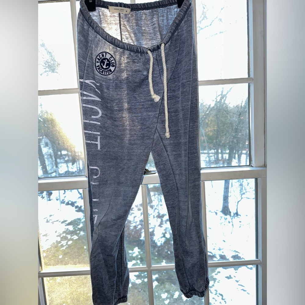 Blue sweat pants size medium